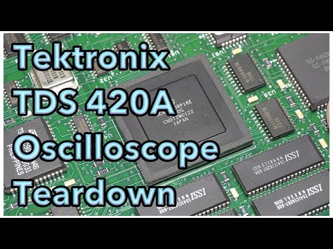 Tektronix TDS 420A Oscilloscope Teardown