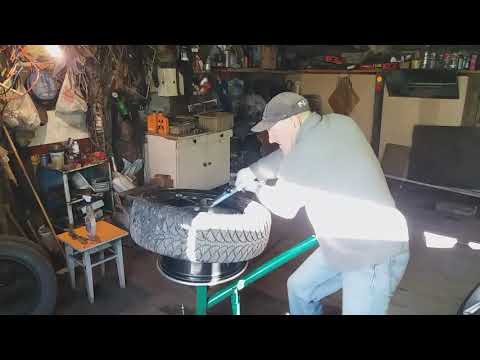 Шиномонтаж своими руками.