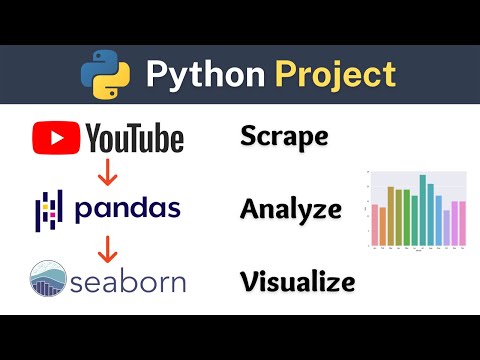 Python Project to Scrape YouTube using YouTube Data API | Analyze and Visualize YouTube data