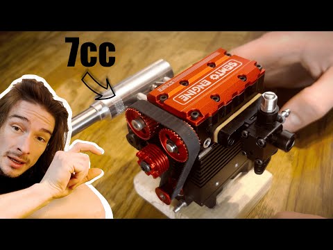 The SMALLEST gasoline engine in the WORLD?! Assembly & testing 🔥