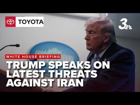 President Trump speaks on latest threats against Iran in White House presser
