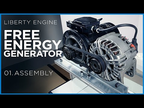 How to Generate Free Energy with a Car Alternator and Electric Motor - Liberty Engine