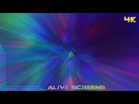 Beaming Rainbow 4K UHD Relaxing Ambient TV Background