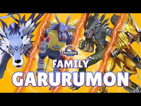 Garurumon All Forms