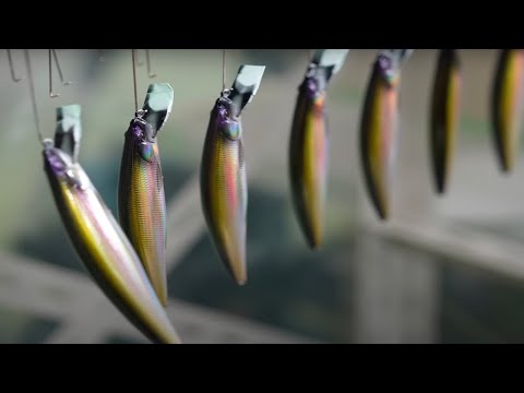 The process of mass producing lures. Japan's number one lure specialized manufacturing factory.