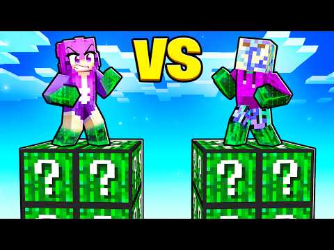 HACKER LUCKY BLOCK Tower Race in Minecraft!