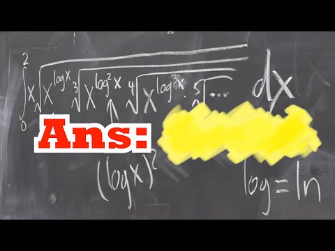 the hardest integral from the BMT integration bee