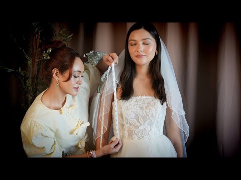 ASMR Ultimate Micro-Adjustments Compilation: Bridal Fitting, Makeup, Ballroom Hairstyle, Scalp Check