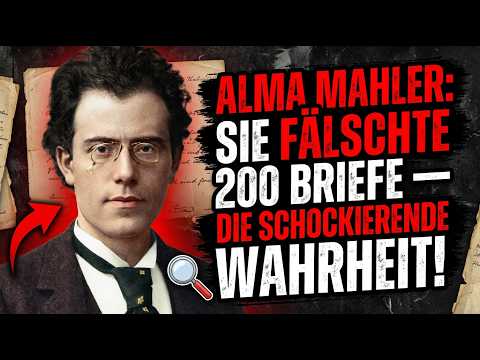 ALMA MAHLER: SIE FÄLSCHTE 200 BRIEFE — DIE SCHOCKIERENDE WAHRHEIT!