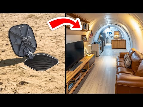 When Rent Is Too Expensive So You Build An Insane Underground Tiny Home