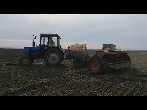 Вносим КАС сеялкой 5.03.20г.