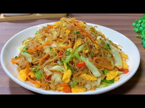 How to Stir-Fry Rice Noodles Perfectly: The Chef's Secret to Avoiding Clumps and Breakage! 米粉の炒め方