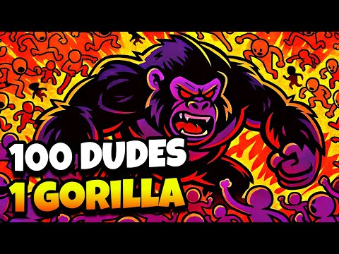 This Game is the 100 Men vs 1 Gorilla Meme!