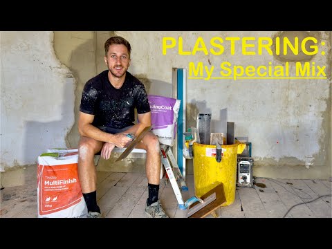 Plastering over THICK artex walls!