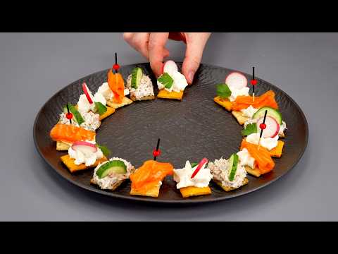 APPETIZERS in 15 minutes! 10 RECIPES you can make 2 hours before your holiday dinner!