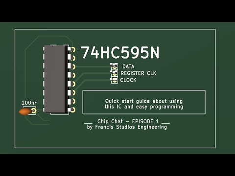 How To Use A Shift Register (74HC595N)