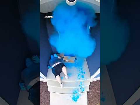 Porch Pirate Gets the Blues and Falls 😂