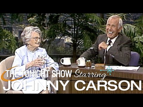105-Year-Old Mildred Holt Busts Johnny Up | Carson Tonight Show