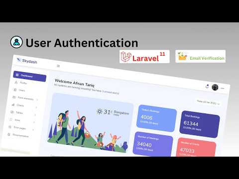 Laravel 11 Authentication with Email Verification - Full Guide for Secure User Signup!