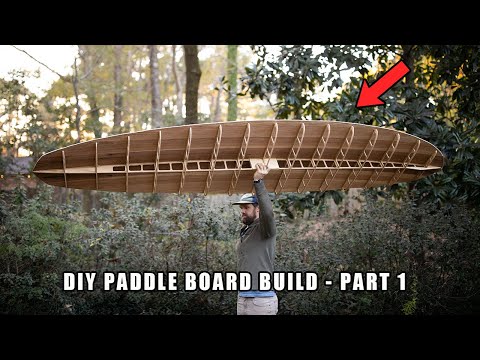 Cedar Paddle Board Build (Part 1) The Fishbone Frame