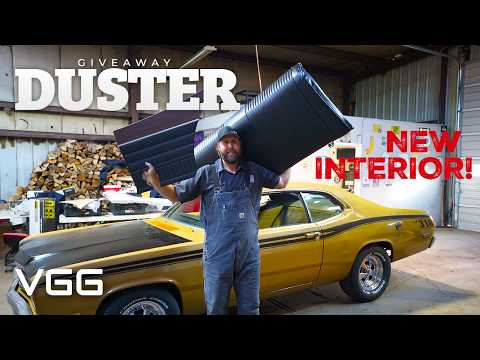 FIRST DRIVE! Patching Floors and NEW INTERIOR For The Duster!
