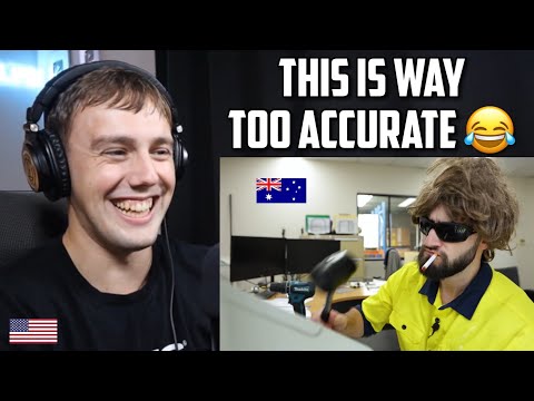 American Reacts - If Tradies Worked an Office Job