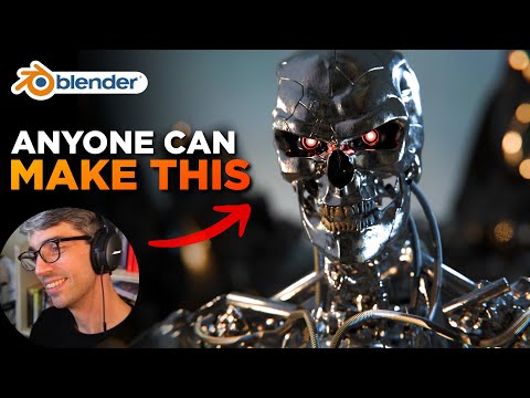 Beginner Blender Sculpting & Materials Tutorial