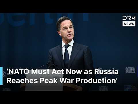 FULL KEYNOTE SPEECH: NATO Chief Rutte Urges Wartime Mindset as Russia Escalates Aggression | AC1G