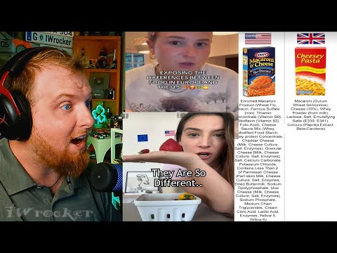 26 Minutes of European Food Quality VS American "Food"