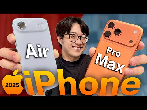 iPhone 17 Air/pro/pro max開箱！拍照殘酷比較：相機是鬧劇？