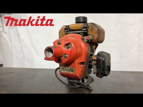 Makita 2 Stroke Vintage Restoration | Restore Lawn Mower Old
