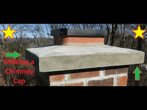 Ep#350 6 easy steps to make a beautiful concrete chimney cap