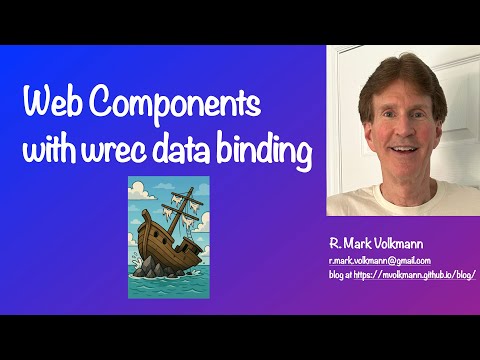 Web Components part 5 - wrec data binding