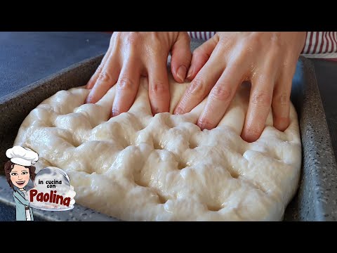 High and soft home made FOCACCIA. WITHOUT MIXING!