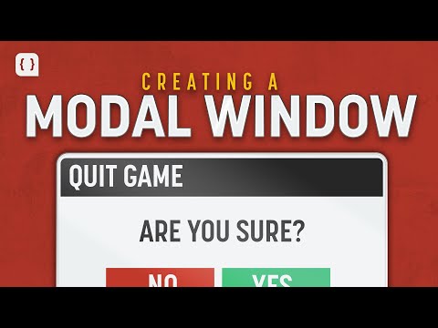 Making a Modal Window in Unity