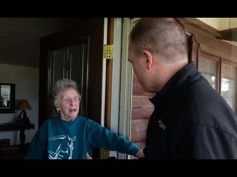 A Feel Good Friday surprise for a 90-year-old who has helped at the food bank for over 50 years