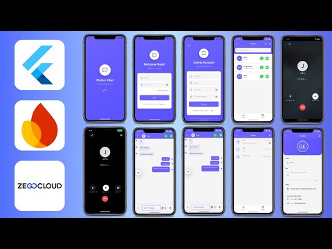Complete Chat App in Flutter with Firebase & ZegoCloud | Real-Time Messaging + Voice/Video Calls