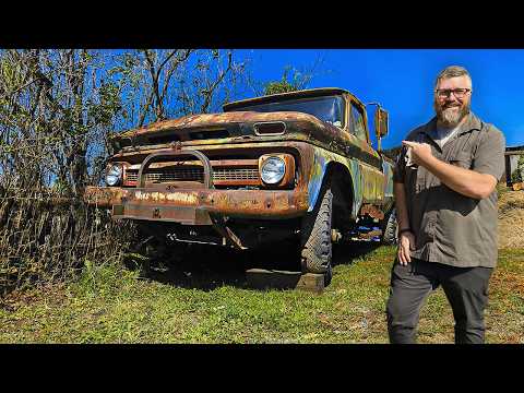 Sitting 35 Years! Will This Old Truck RUN and Get Us HOME?