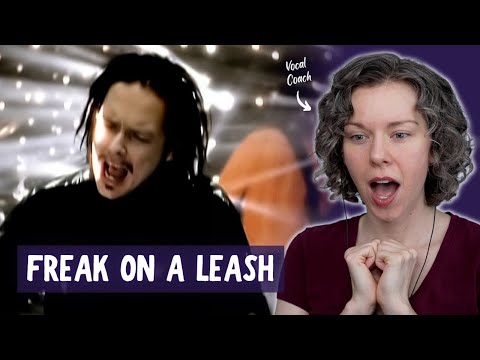 First time hearing "Freak On a Leash" by Korn - Vocal Coach Reaction and Analysis