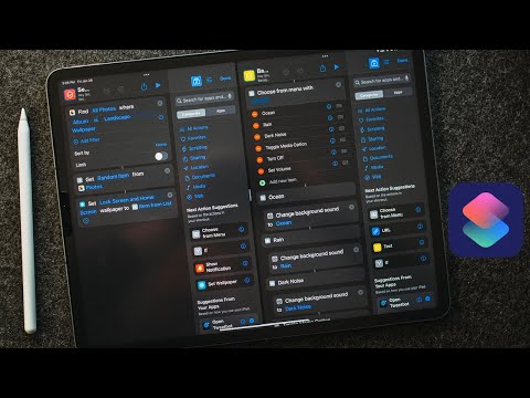 Building Shortcuts: Automating Changing Wallpaper & Making a Dark Noise Player