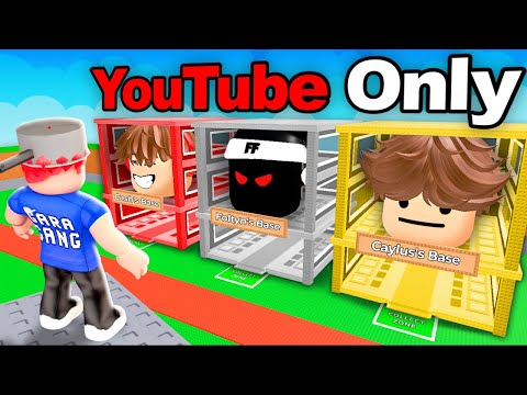 Sneaking Into A YOUTUBER ONLY Server!