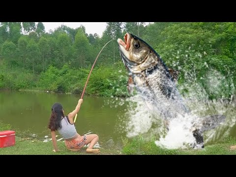 美女幫三小孩哥圓百公斤大魚夢,小時候的快樂原來這麼簡單,只有堂主哭暈在廁所!【女钓友微微】