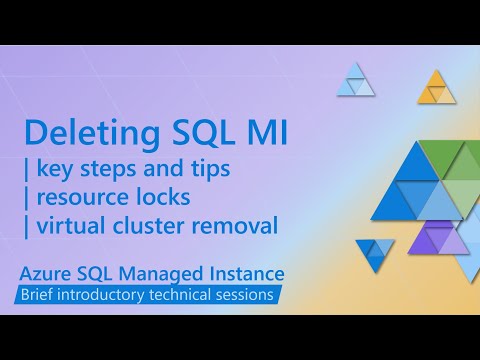 Deleting Azure SQL Managed Instance - key steps and tips