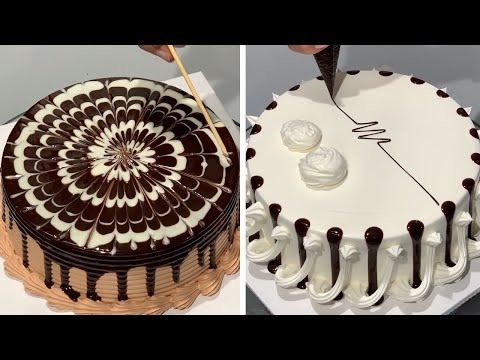 Satisfying Chocolate Cake Decorations Compilation | Amazing Chocolate Cake Decorating Ideas