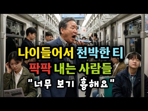 People who are so unbearably vulgar and mean, "It's unsightly" - The Wonderful Second Half of Life