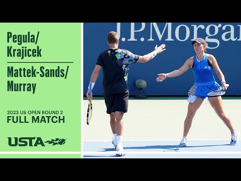Pegula/Krajicek vs. Mattek-Sands/Murray Full Match | 2023 US Open Round 2