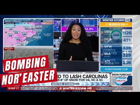 Intense Nor'easter Takes Aim At The Carolinas As Northeast Dodges Major Weekend Storm