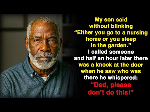 When he saw who had arrived at the door, my son fell silent and regretted everything.