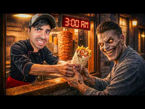 فتحت مطعم شاورما مسكون !!