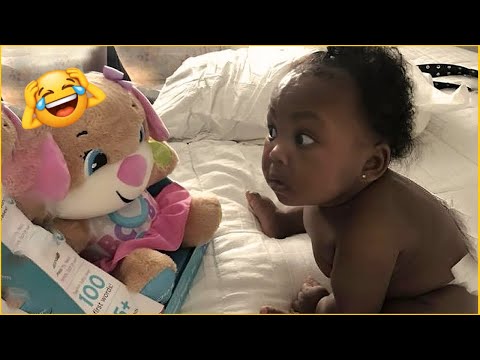 Funniest Baby Giggles & Cutest Reactions 2025 😍 Try Not To Laugh Challenge!